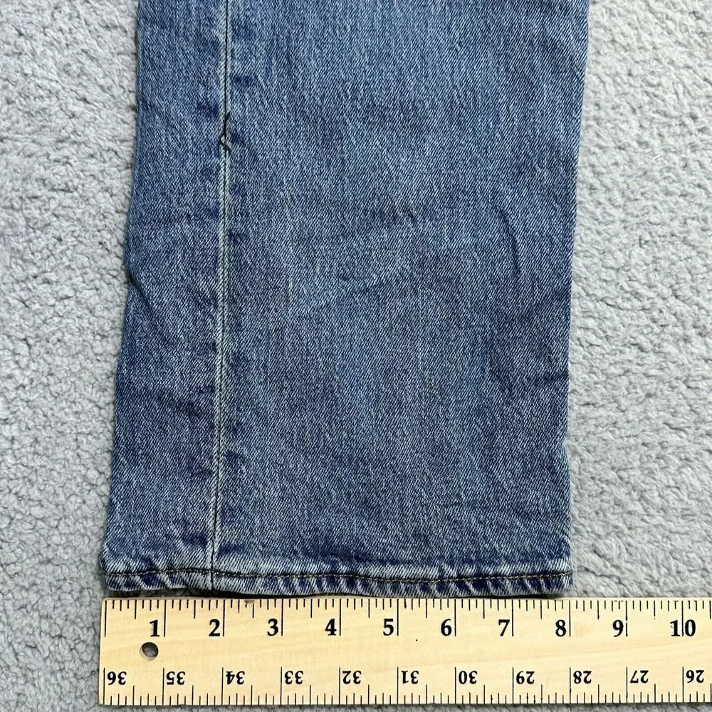 Levis 501 Red Tab‎ Mens 34 X 33 Button Fly Blue Jeans Medium Wash Denim (32x30)
